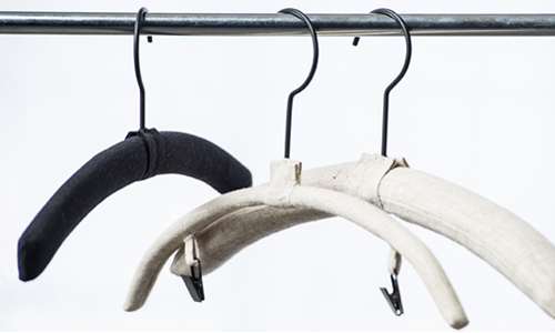 In Stock Fabric Padded Hangers